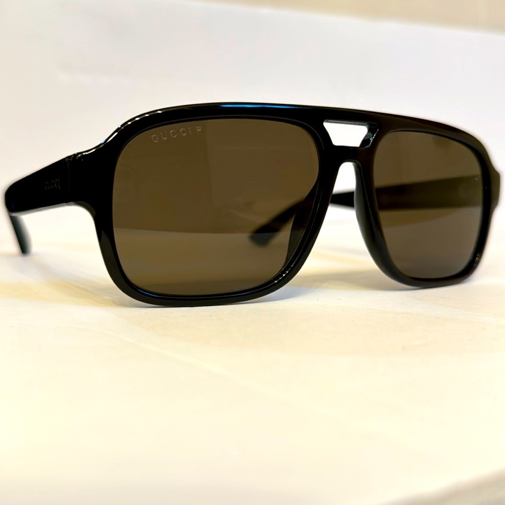 Gucci gg1342s 002 black - brown sunglasses very nice